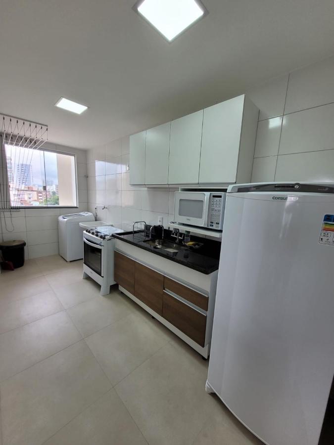 Apartamento Na Praia Do Morro- Guarapari, De Frente, Varanda Ampla, Duas Quadras Da Orla Da Praia Kültér fotó